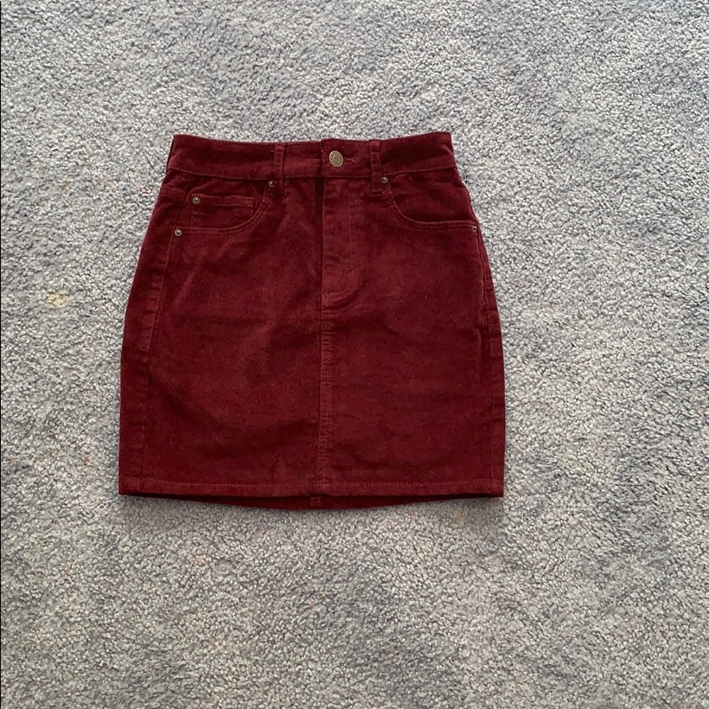Mini Corduroy Skirt